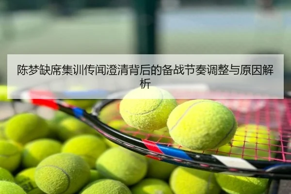 陈梦缺席集训传闻澄清背后的备战节奏调整与原因解析