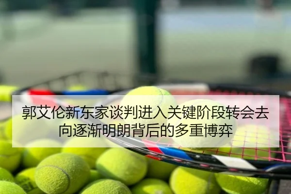郭艾伦新东家谈判进入关键阶段转会去向逐渐明朗背后的多重博弈